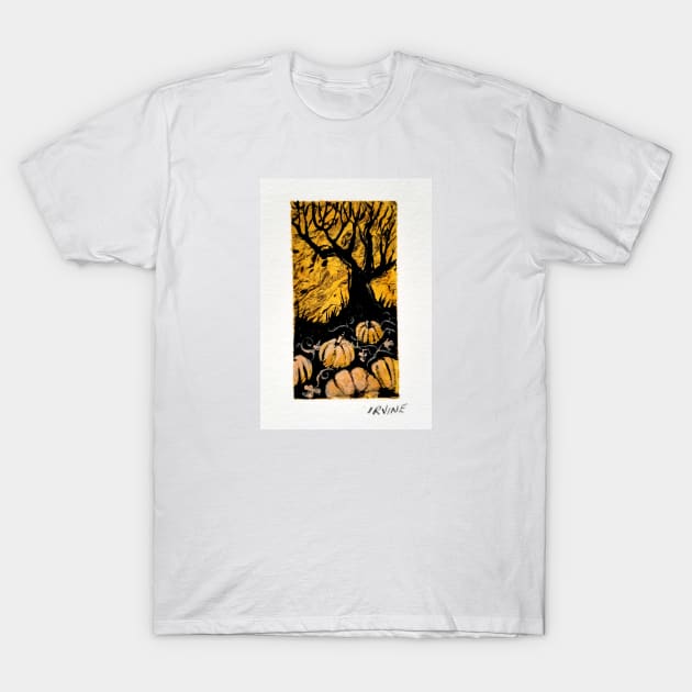 Pumpkin Patch T-Shirt by GnarledBranch